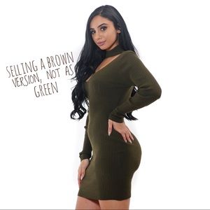 Sleek Long Sleeve Bodycon Dress 🤩